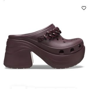 RARE NEW SIZE 8 Crocs Siren Chain Clogs